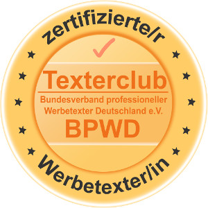 zertifizierte Werbetexterin - Texterclub